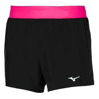 Women's shorts Mizuno Alpha 4.5 Short Black/Pink Peacock