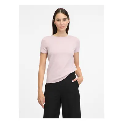 Light pink women's short-sleeved T-shirt ORSAY - Women's