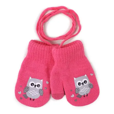 Yoclub Kids's Gloves RED-0107G-A110-002