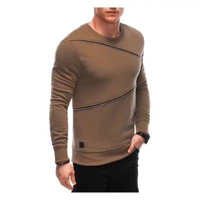 Edoti Men's sweatshirt with decorative zippers