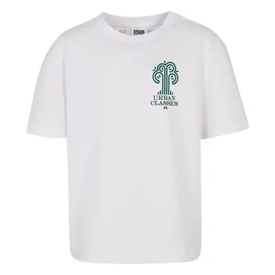 Boys Organic Tree Logo Tee White