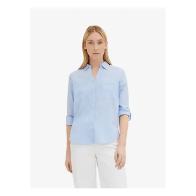 Blue women's checkered shirt Tom Tailor - Women's