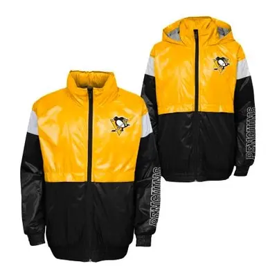 Children's Outerstuff Jacket GOAL LINE STANCE FZ WINDBREAKE PITTSBURGH PENGUINS