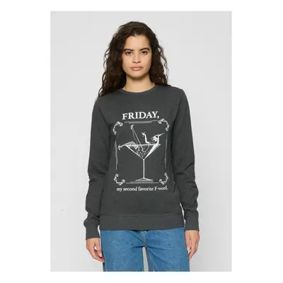 Women's Charcoal F-Word Crewneck