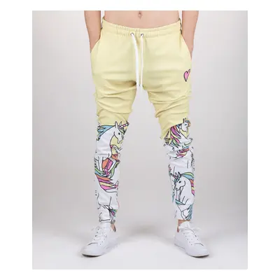 Férfi melegítő alsó Aloha From Deer Aloha_From_Deer_Unicorn_Sweatpants_SWPN-PC_AFD172_Yellow