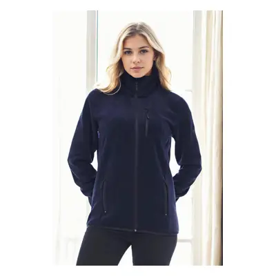 80514 Dewberry Full Zipper Fleece Jacket-NAVY BLUE