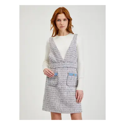 Light grey ladies tweed dress ORSAY - Ladies