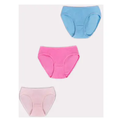 Yoclub Kids's Cotton Girls' Briefs Underwear 3-Pack BMD-0036G-AA30-002