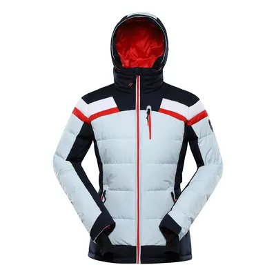 Women's down ski jacket with ptx membrane ALPINE PRO FERERA nantucket breeze