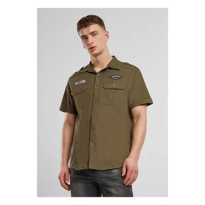 Luis Vintage short-sleeved shirt olive