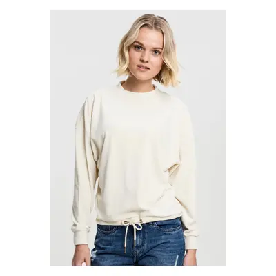 Women's Oversized Velvet Crew Sand