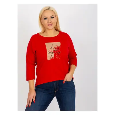 Blouse-RV-BZ-8484.15P-red