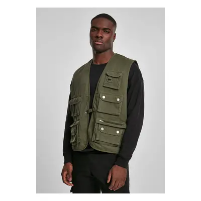 Dark olive work vest