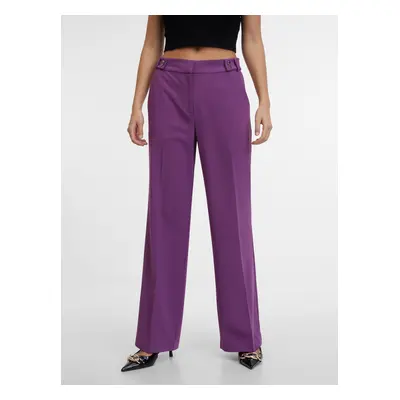 Orsay Purple Women's Straight Pants - Women's