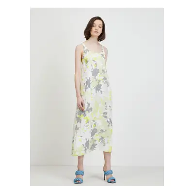 Green-white women's patterned maxi-dresses Calvin Klein Jeans - Women