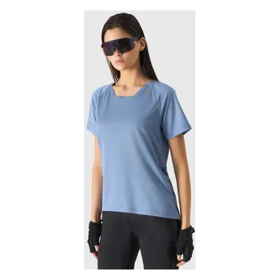 Women's quick-drying cycling T-shirt 4F - blue