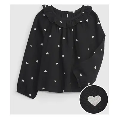 GAP Children's blouse with hearts - Girls