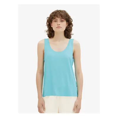 Turquoise Women's Basic Tank Top Tom Tailor - Women