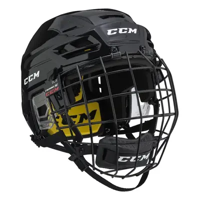 Ice Hockey Helmet CCM Tacks Combo Black Senior