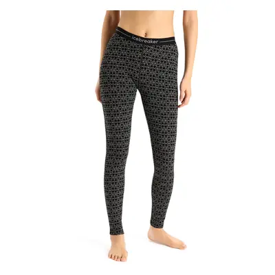 Women's Underpants Icebreaker Vertex Alpine Geo Black/Snow