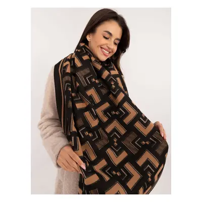 Black and brown scarf