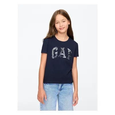 GAP Children's T-shirt with sequin logo - Girls