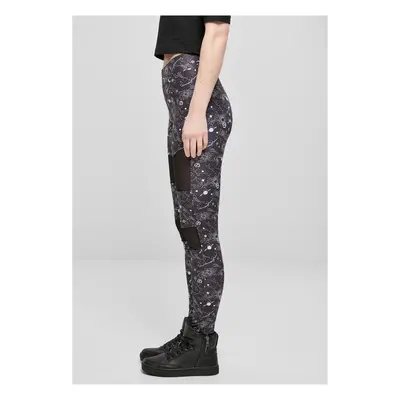 Women's Tech Mesh Leggings AOP Blackuniverse