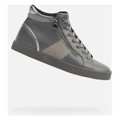 Dark gray women's sneakers Geox Blomiee - Women's