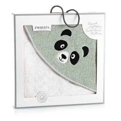 Zwoltex Unisex's Towel With Hood Panda