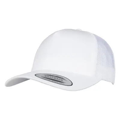 5-Panel Retro Trucker Cap White