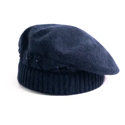 Art Of Polo Woman's Beret cz23400-3 Navy Blue