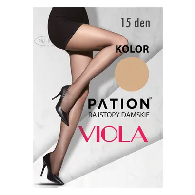 Raj-Pol Woman's Tights Pation Viola DEN