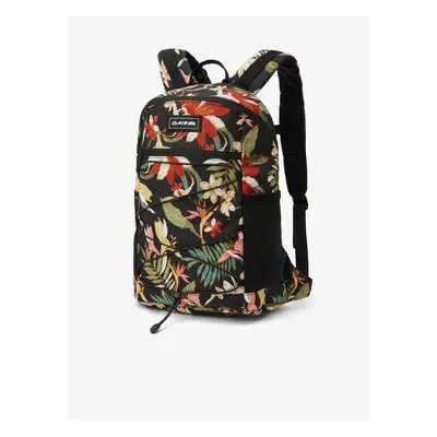 Beige-black floral backpack Dakine Wndr l - Women's