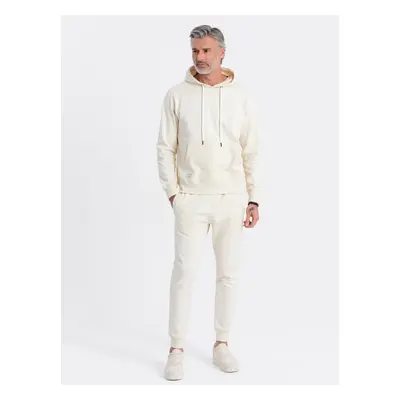 Ombre Men's tracksuit set jogger pants + kangaroo sweatshirt