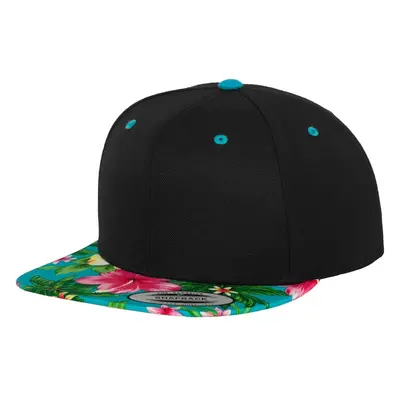 Hawaiian snapback blk/aqua