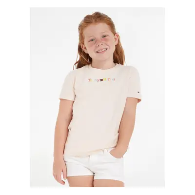 Light pink girly T-shirt Tommy Hilfiger - Girls