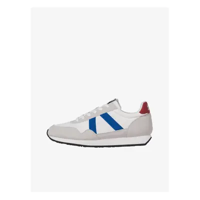 Light Grey Men's Suede Sneakers - Men