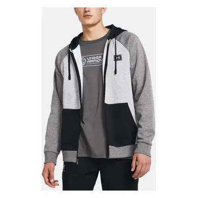 Under Armour Sweatshirt UA Rival Flc FZ Colorblock-GRY - Men