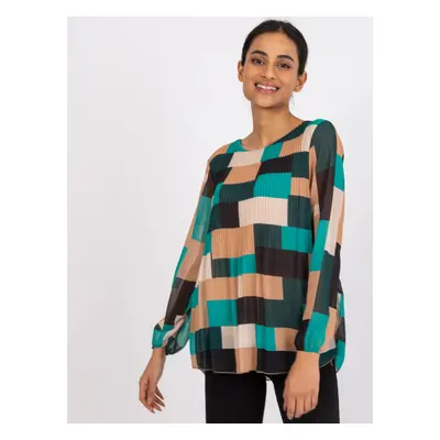 Blouse-DHJ-BZ-8643.38P-dark green