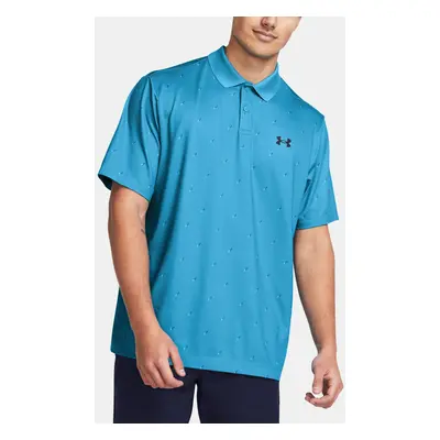 Under Armour T-Shirt UA Perf 3.0 Printed Polo-BLU - Men's