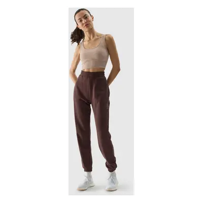 Women's jogger sweatpants 4F - brown