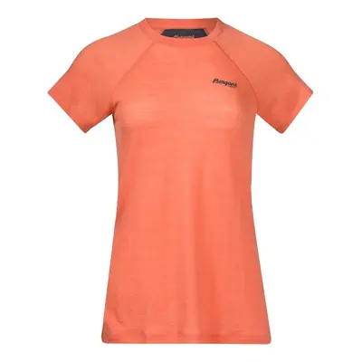 Women's T-shirt Bergans Floyen Wool Tee Orange