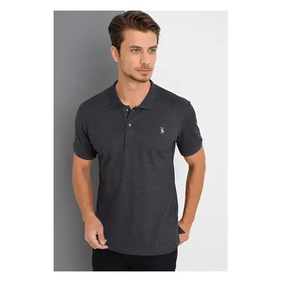 T8561 DEWBERRY MEN'S TSHIRT-ANTHRACITE