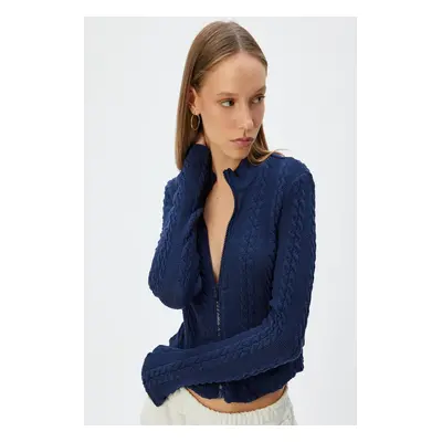 Koton Navy Blue Youth Cardigan