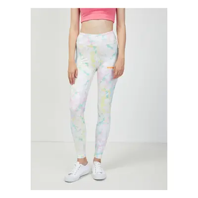 White women's patterned leggings Guess Betty - Women