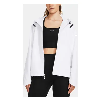 Under Armour Unstoppable Hooded Jacket-WHT - Women