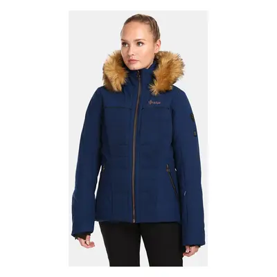 Women's ski jacket Kilpi EMILIN-W Dark blue