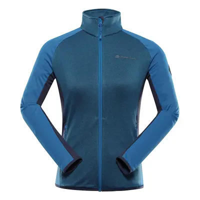 Women's quick-drying hoodie with cool-dry ALPINE PRO VORNA mykonos blue