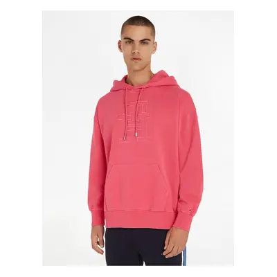 Pink Mens Hoodie Tommy Hilfiger - Men