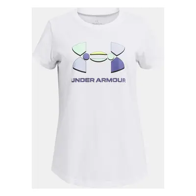 Under Armour T-shirt UA Colorblock BL SS-WHT - Girls